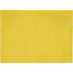Foto van 1x stuks placemats geel/gele geweven/gevlochten 45 x 30 cm - placemats/onderleggers tafeldecoratie - tafel dekken
