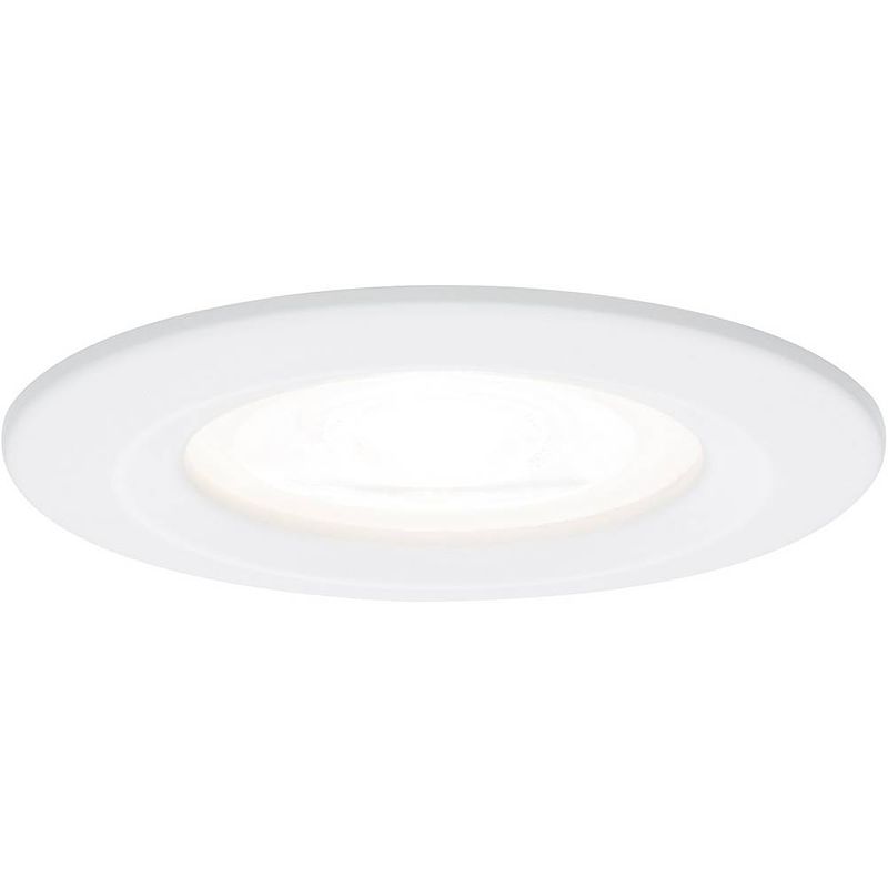 Foto van Paulmann nova inbouwlamp voor badkamer set van 3 stuks led gu10 21 w ip44 wit (mat)