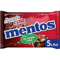 Foto van Mentos chewy dragees colasmaak 5 x 37, 5g bij jumbo