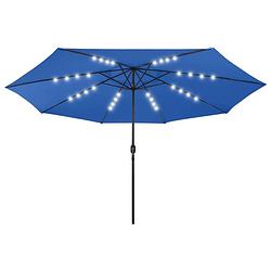 Foto van The living store parasol tuin - 400x267 cm - azuurblauw - polyester