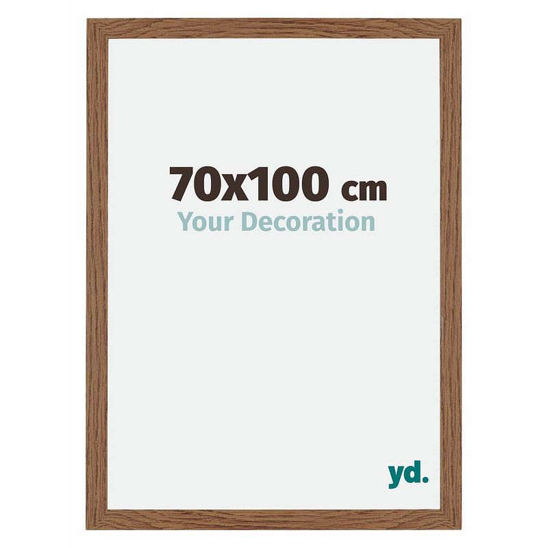 Foto van Fotolijst 70x100cm eiken rustiek mdf mura