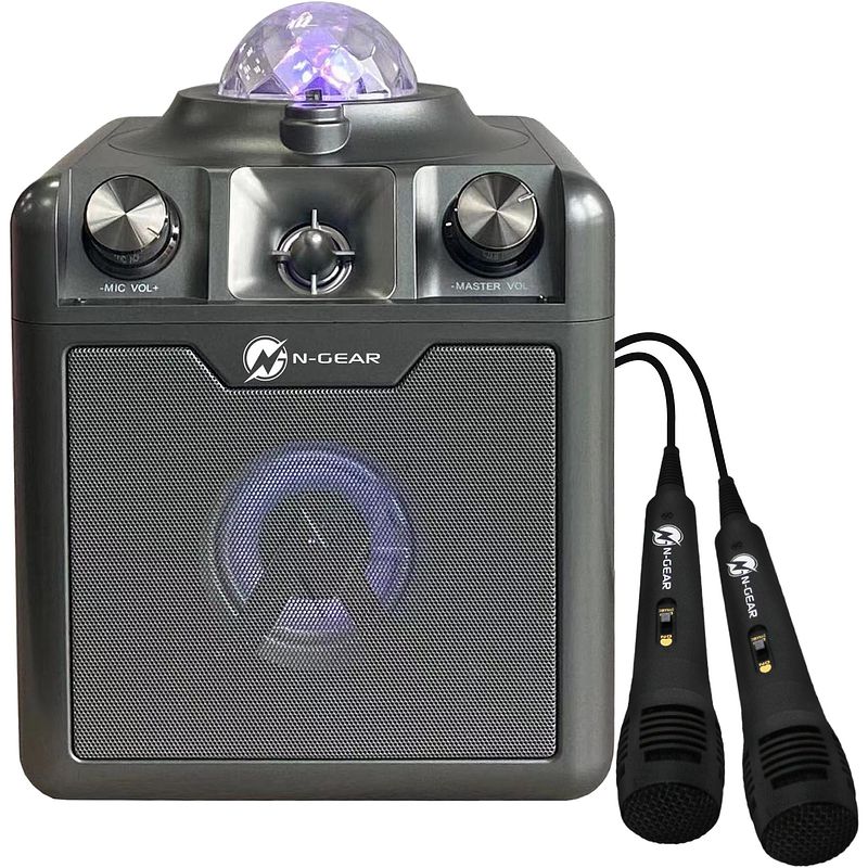 Foto van N-gear block disco star 710 space grey partyspeaker