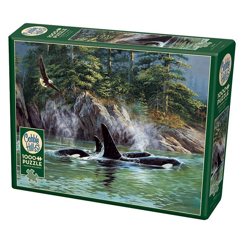 Foto van Cobble hill legpuzzel orcas 1000 stukjes