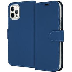 Foto van Accezz wallet case voor apple iphone 12 pro max telefoonhoesje blauw