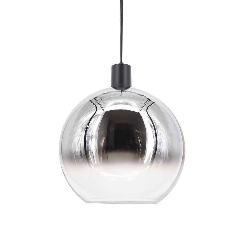 Foto van Lamponline hanglamp rosario ø 30 cm glas chroom-helder