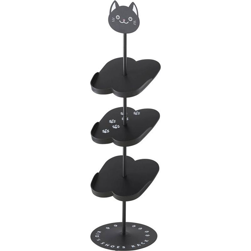 Foto van Yamazaki shoe rack for kids - black cat