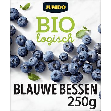 Foto van Jumbo blauwe bessen biologisch 250g