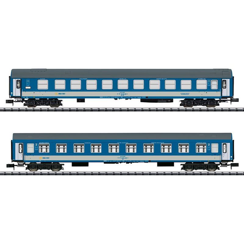 Foto van Minitrix t18253 persoenwagen 2-delige set „ec venice” deel 2 van de mav-start