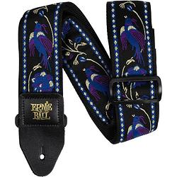 Foto van Ernie ball classic jacquard strap 5371 purple pleasant pheasant gitaarband