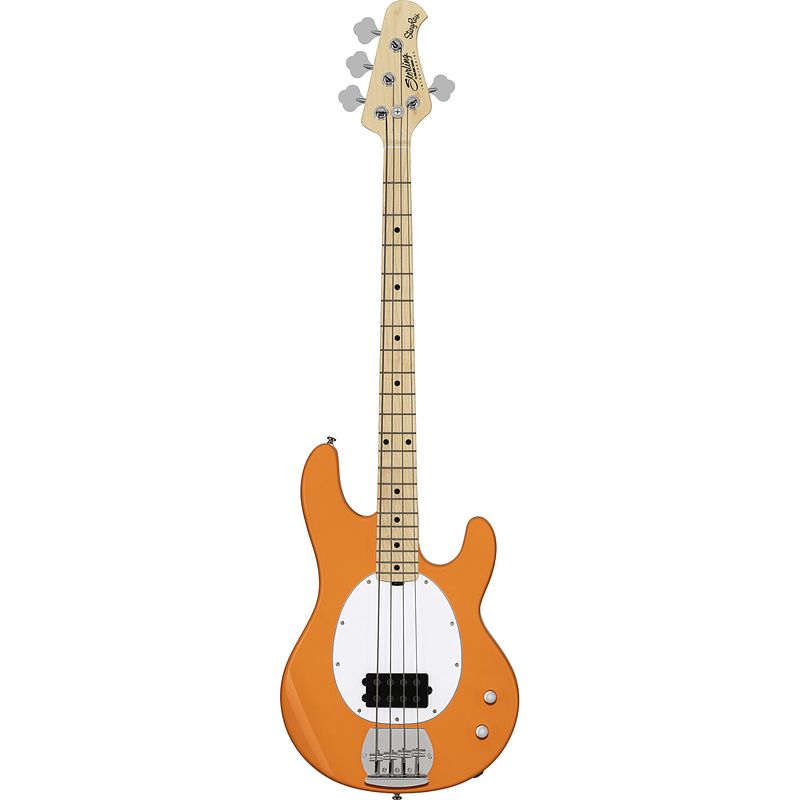 Foto van Sterling by music man intro series stingray ray2 sunrise orange elektrische basgitaar