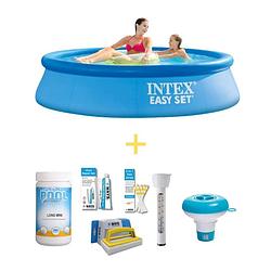 Foto van Intex zwembad - easy set - 244 x 61 cm - inclusief ways onderhoudspakket
