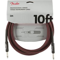 Foto van Fender professional tweed instrumentkabel 3 meter rood