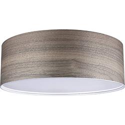 Foto van Paulmann 79687 neordic liska plafondlamp led e27 60 w hout (donker)