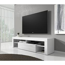 Foto van Meubella tv-meubel fancy - wit - 140 cm