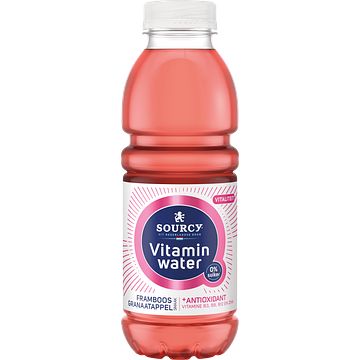 Foto van Sourcy vitaminwater framboosgranaatappel 500ml bij jumbo