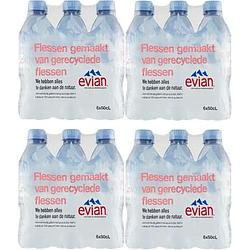 Foto van Evian natuurlijk mineraalwater fles 4 x 6 x 500ml bij jumbo