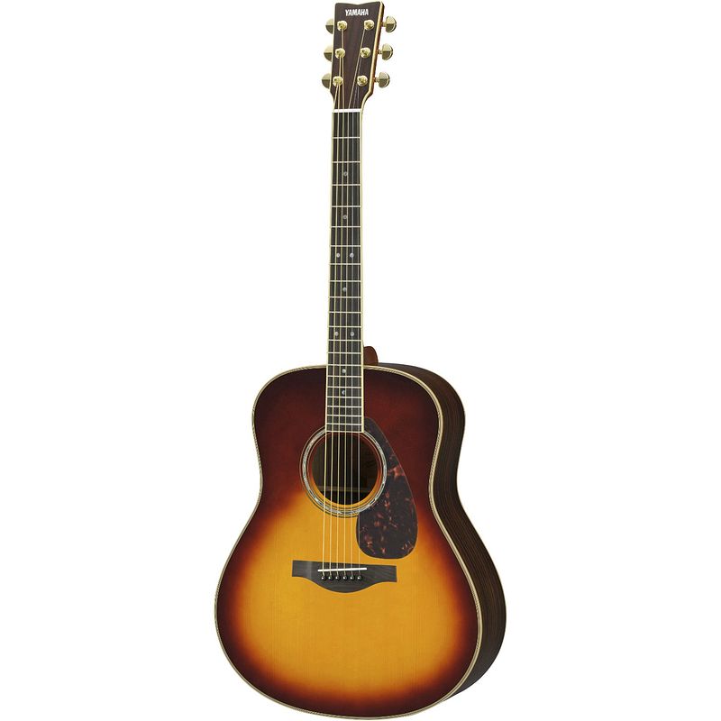 Foto van Yamaha ll16 are brown sunburst elektrisch-akoestische western