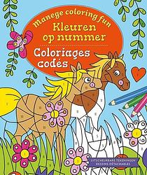 Foto van Manege coloring fun - kleuren op nummer / manege coloring fun - coloriages codés - petra theissen - paperback (9789044765182)