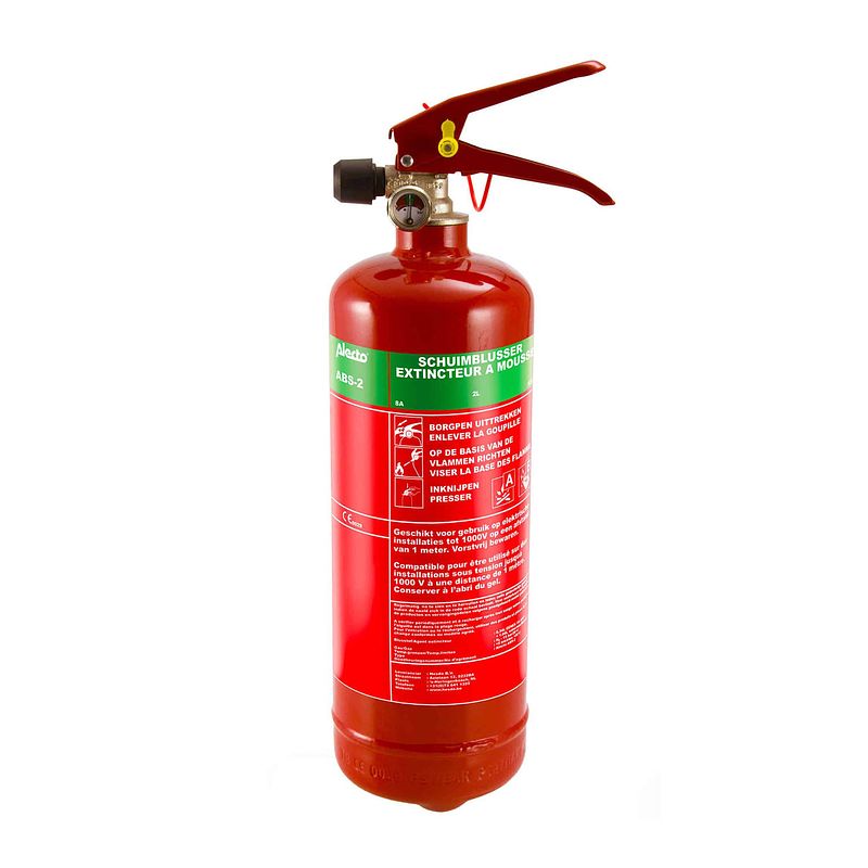 Foto van Alecto abs-2 brandblusser schuim 2 liter