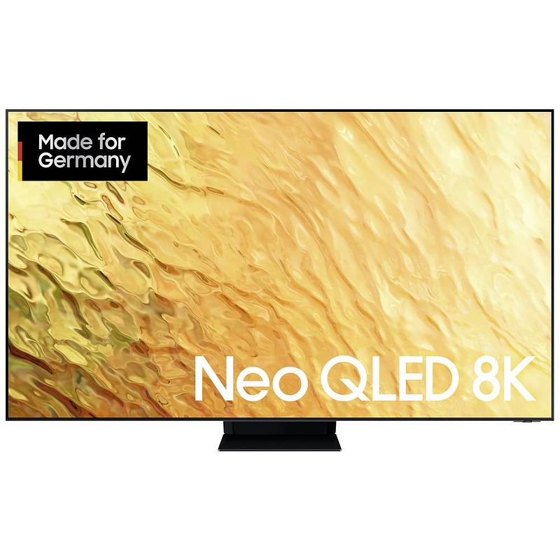 Foto van Samsung gq85qn800b qled-tv 214 cm 85 inch energielabel g (a - g) dvb-t2, dvb-c, dvb-s2, 8k, smart tv, wifi, pvr ready, ci+* zilver