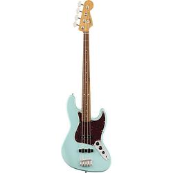 Foto van Fender vintera 60s jazz bass daphne blue pf met gigbag