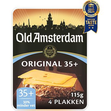 Foto van Old amsterdam original 35+ kaas plakken 115g bij jumbo