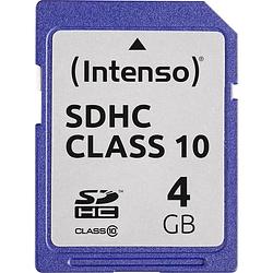 Foto van Intenso 3411450 sdhc-kaart 4 gb class 10