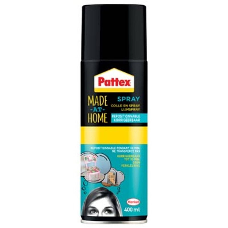 Foto van Pattex made at home lijmspray corrigeerbaar 400 ml