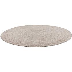 Foto van Must living carpet sterling round large,ø200 cm, beige, 80% wool 20...