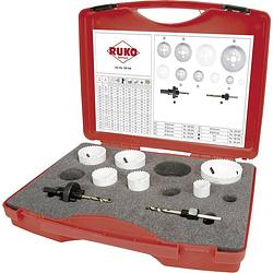 Foto van Ruko 126302 gatenzaagset 8-delig 22 mm, 29 mm, 35 mm, 44 mm, 51 mm, 68 mm kobalt 1 set(s)