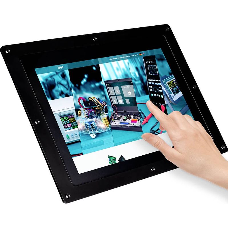 Foto van Joy-it rb-lcd-10-3 touchscreenmonitor 25.7 cm (10.1 inch) 1280 x 800 pixel incl. behuizing