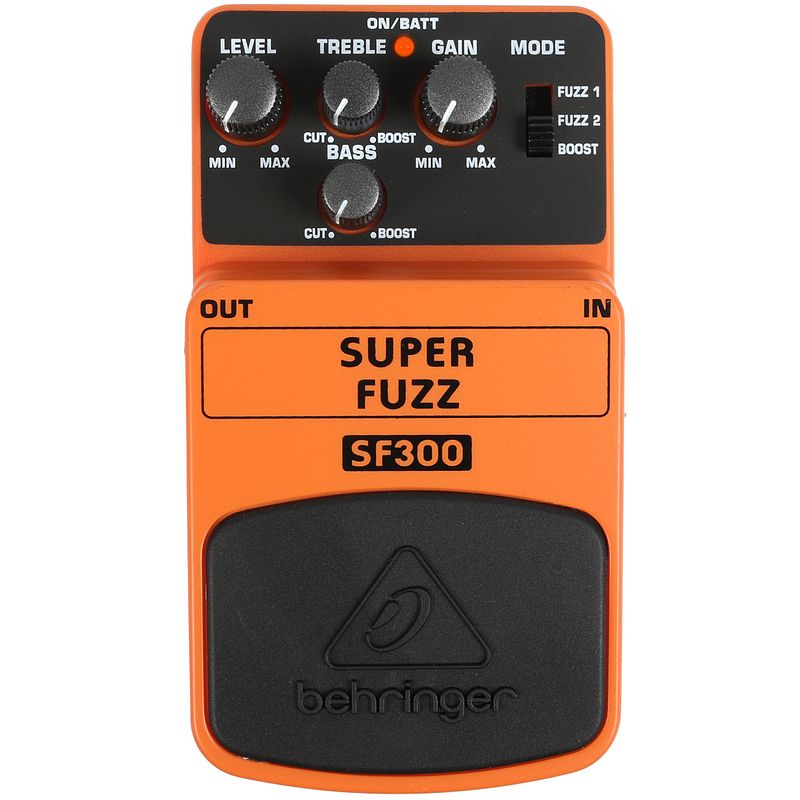 Foto van Behringer sf300 super fuzz effectpedaal