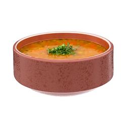 Foto van Secret de gourmet soepkommen/schaaltjes - loft - keramiek - d15 x h7 cm - terracotta - kommetjes