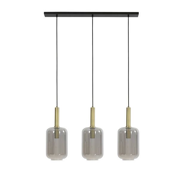 Foto van Light & living - hanglamp lekar - 100x22x32 - brons