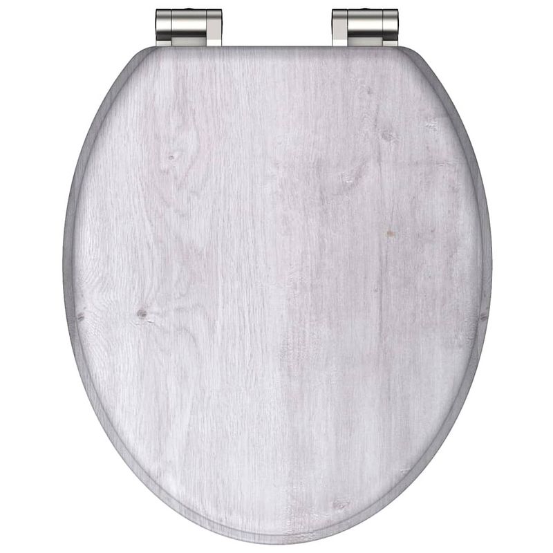 Foto van Schütte toiletbril met soft-close light wood mdf