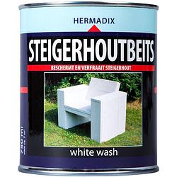 Foto van Hermadix - steigerh beits wh wash 750 ml