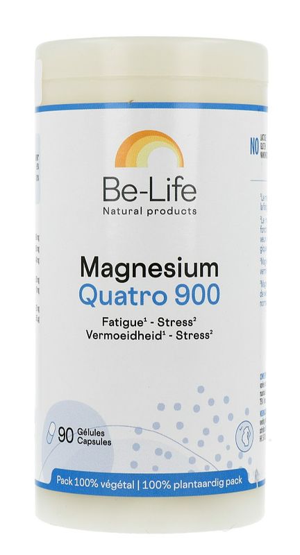 Foto van Be-life magnesium quatro 900 capsules