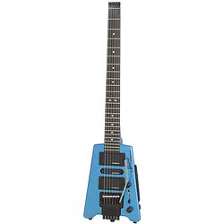 Foto van Steinberger spirit gt-pro deluxe frost blue headless elektrische gitaar met gigbag