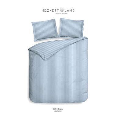 Foto van Heckett & lane dekbedovertrek uni stripe - blauw - 200x220 cm - leen bakker