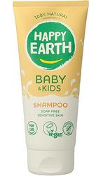 Foto van Happy earth baby & kids shampoo zeepvrij