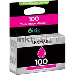 Foto van Lexmark 100 magenta cartridge