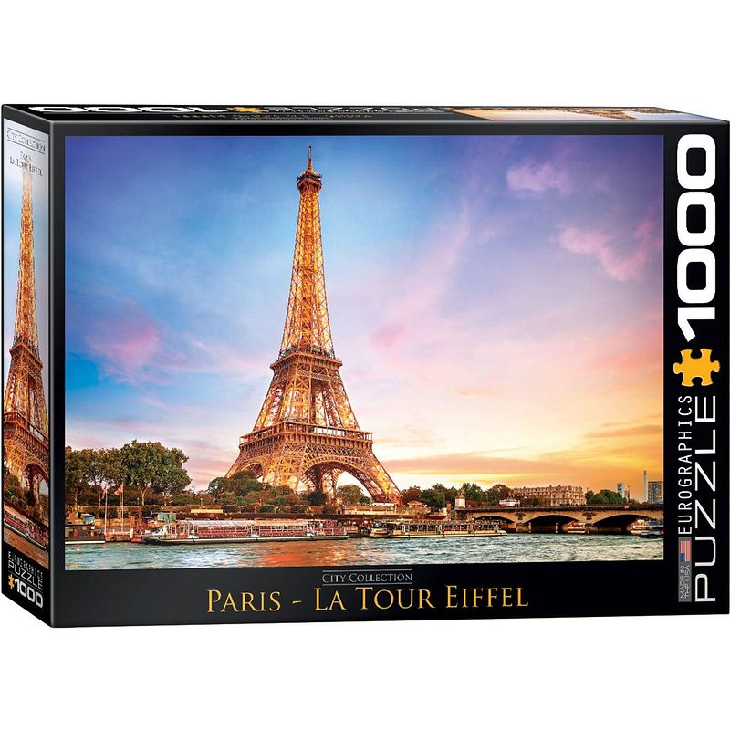 Foto van Eurographics puzzel paris la tour eiffel - 1000 stukjes