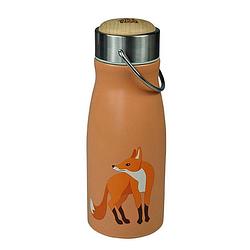 Foto van The zoo drinkbeker fox 300 ml rvs oranje/zilver