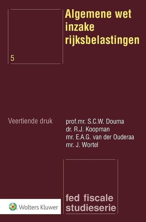 Foto van Algemene wet inzake rijksbelastingen - s.c.w. douma - paperback (9789013162844)