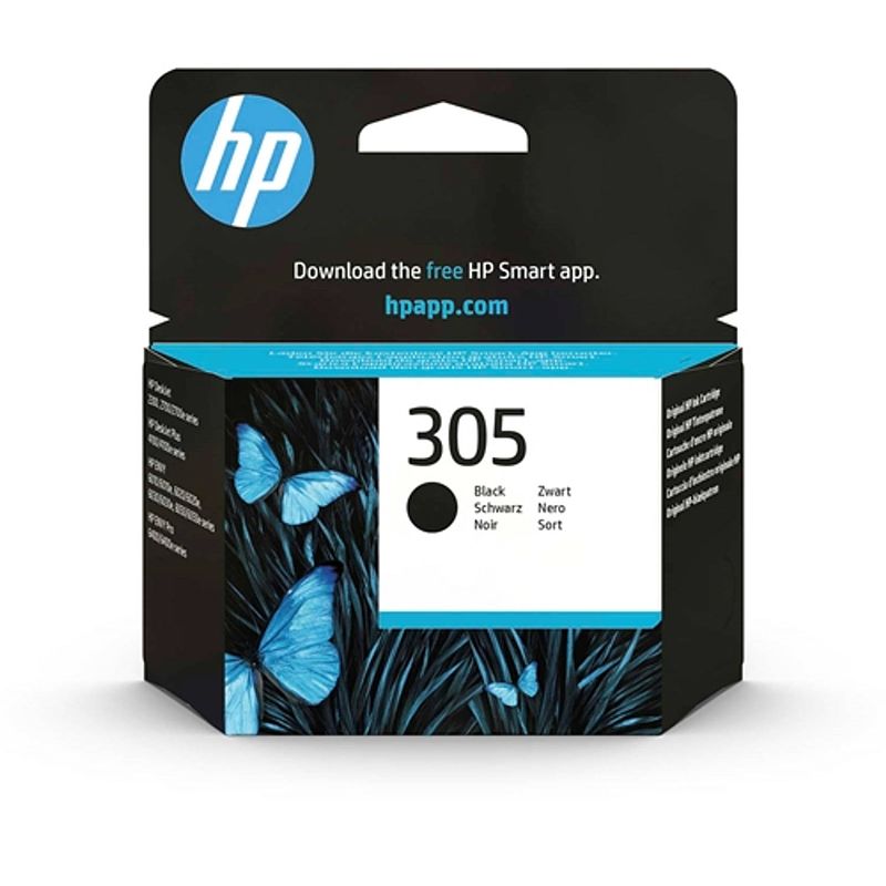 Foto van Hp cartridge 305 - instant ink (zwart)