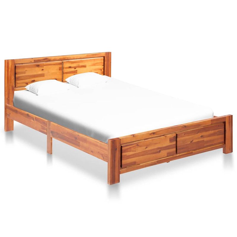 Foto van Vidaxl bedframe massief acaciahout 140x200 cm