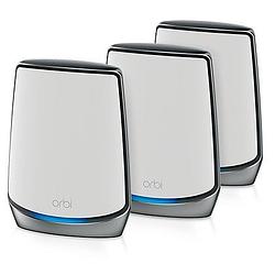 Foto van Netgear orbi rbk853 (ax6000) wifi 6 system mesh router wit