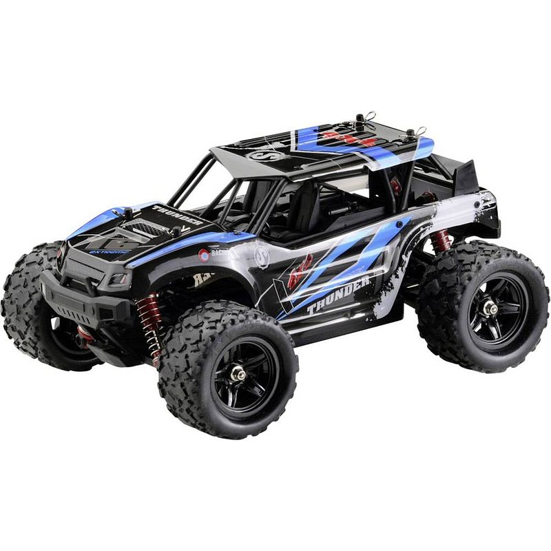 Foto van Absima thunder brushed 1:18 rc auto elektro buggy 4wd rtr 2,4 ghz incl. accu en lader