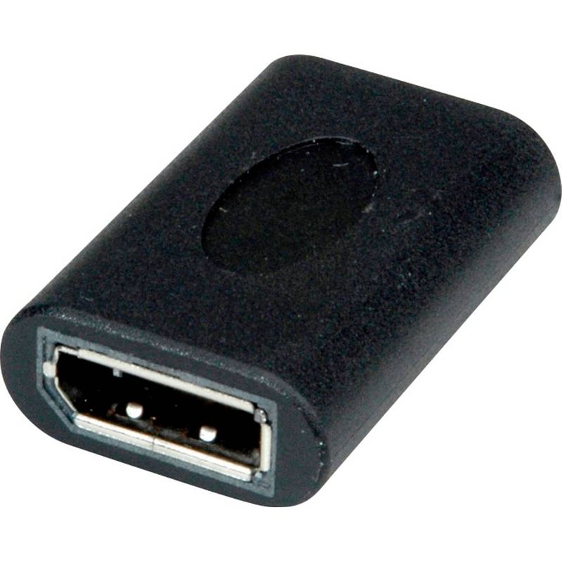 Foto van Value 12.99.3165 adapter [1x displayport bus - 1x displayport bus] zwart