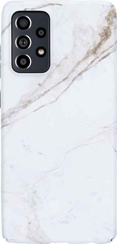 Foto van Bluebuilt white marble hard case samsung galaxy a52s back cover